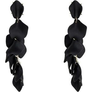 Kate Spade Black Petal Earrings